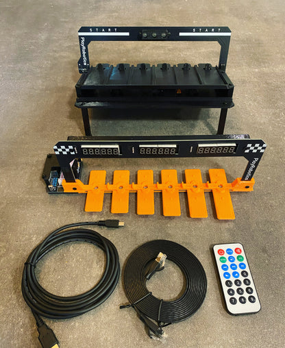 6 Lane Timing System for Orange Tracks