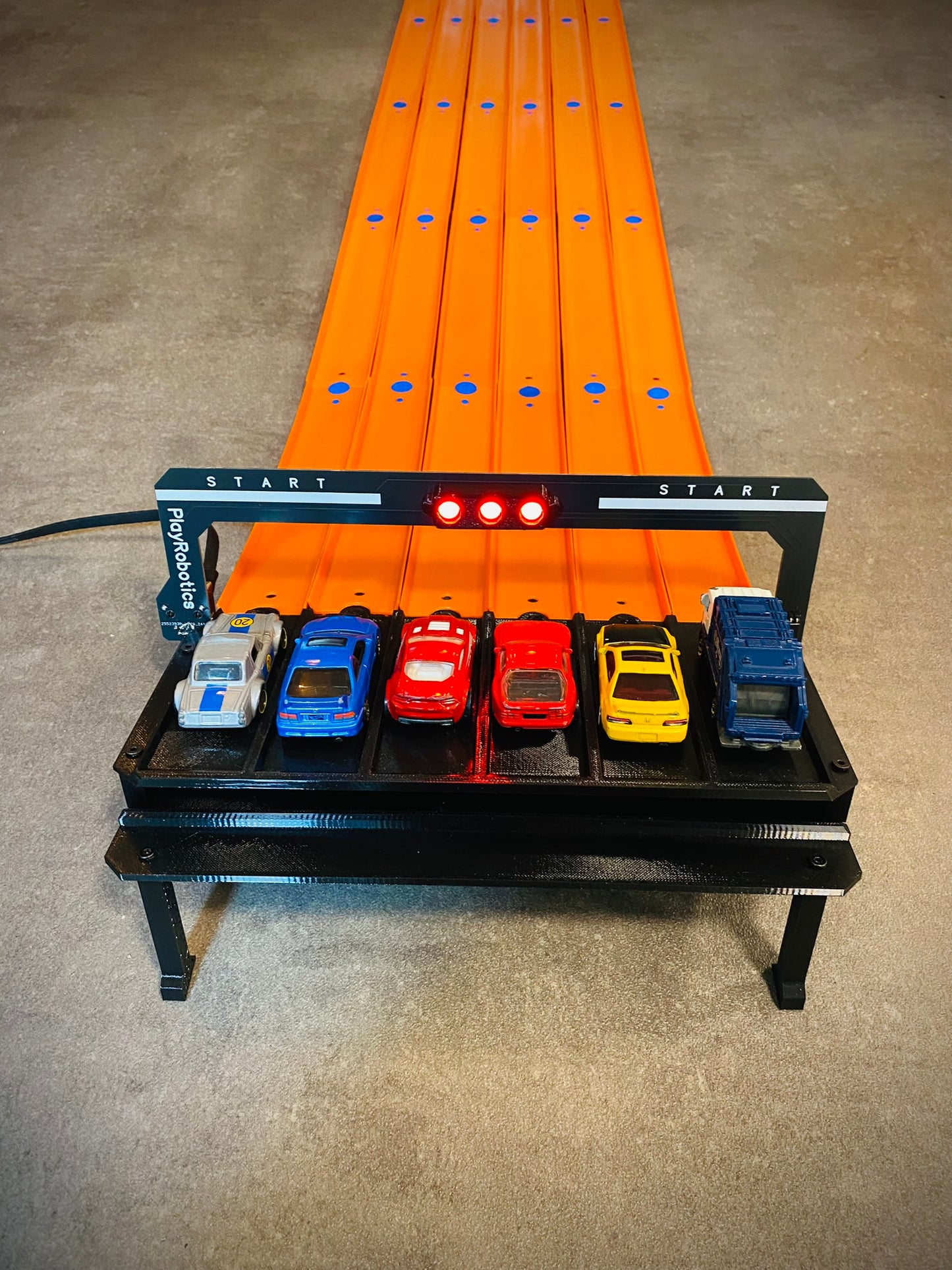 6 Lane Timing System for Orange Tracks