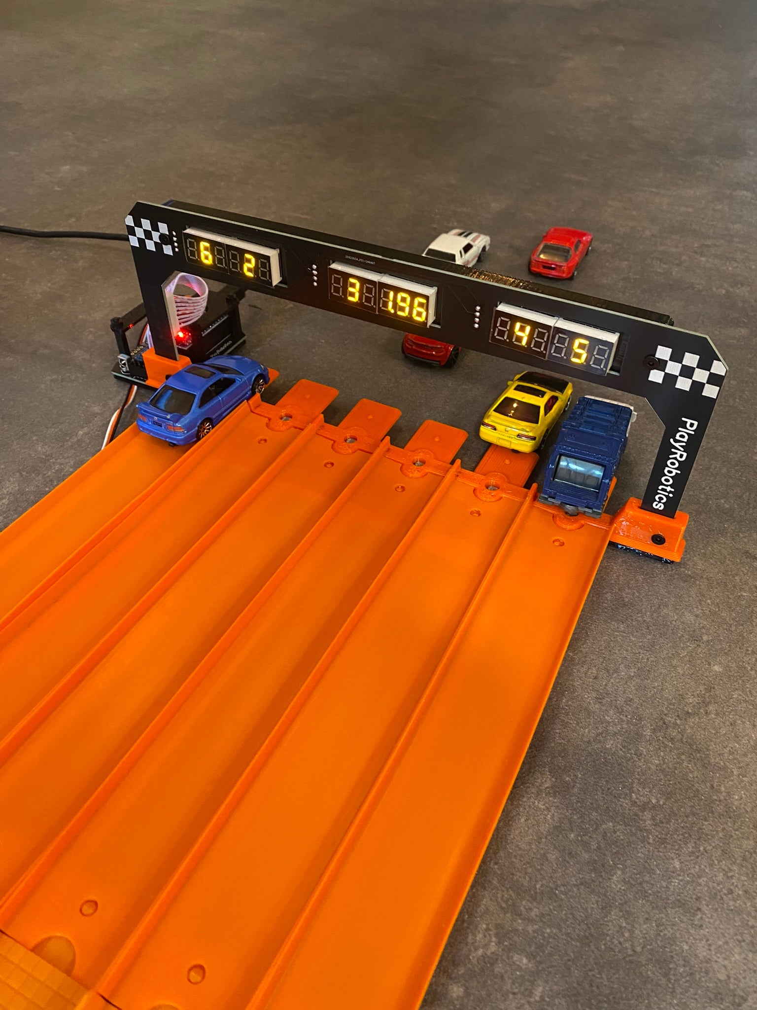 6 lane Raceway Timing System