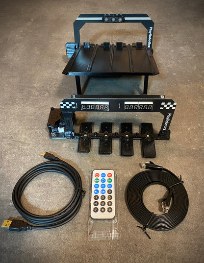Timing System for Pinewood Derby Racing on HotWheels Track