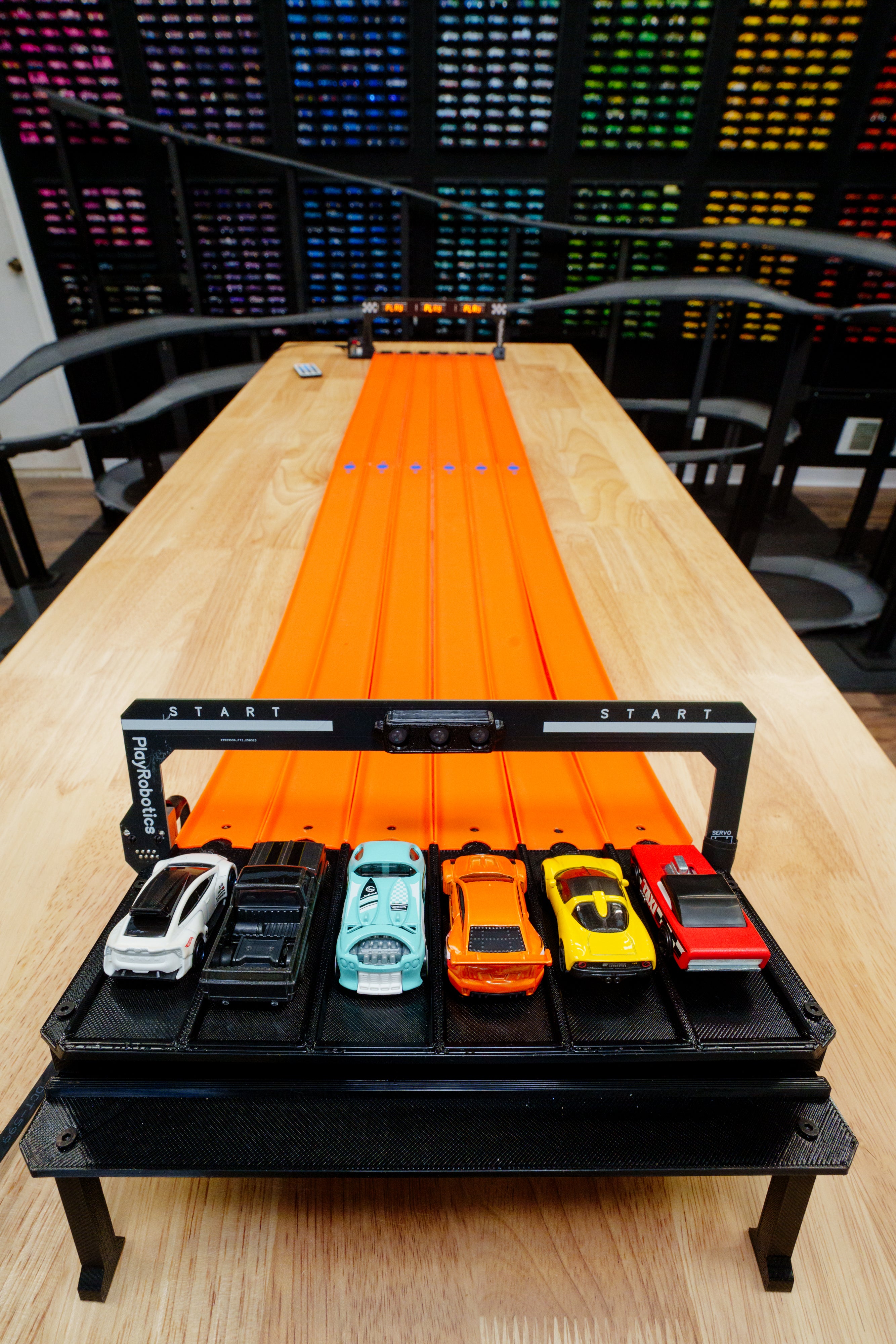 6 Lane Timing System for Orange Tracks – PlayRobotics