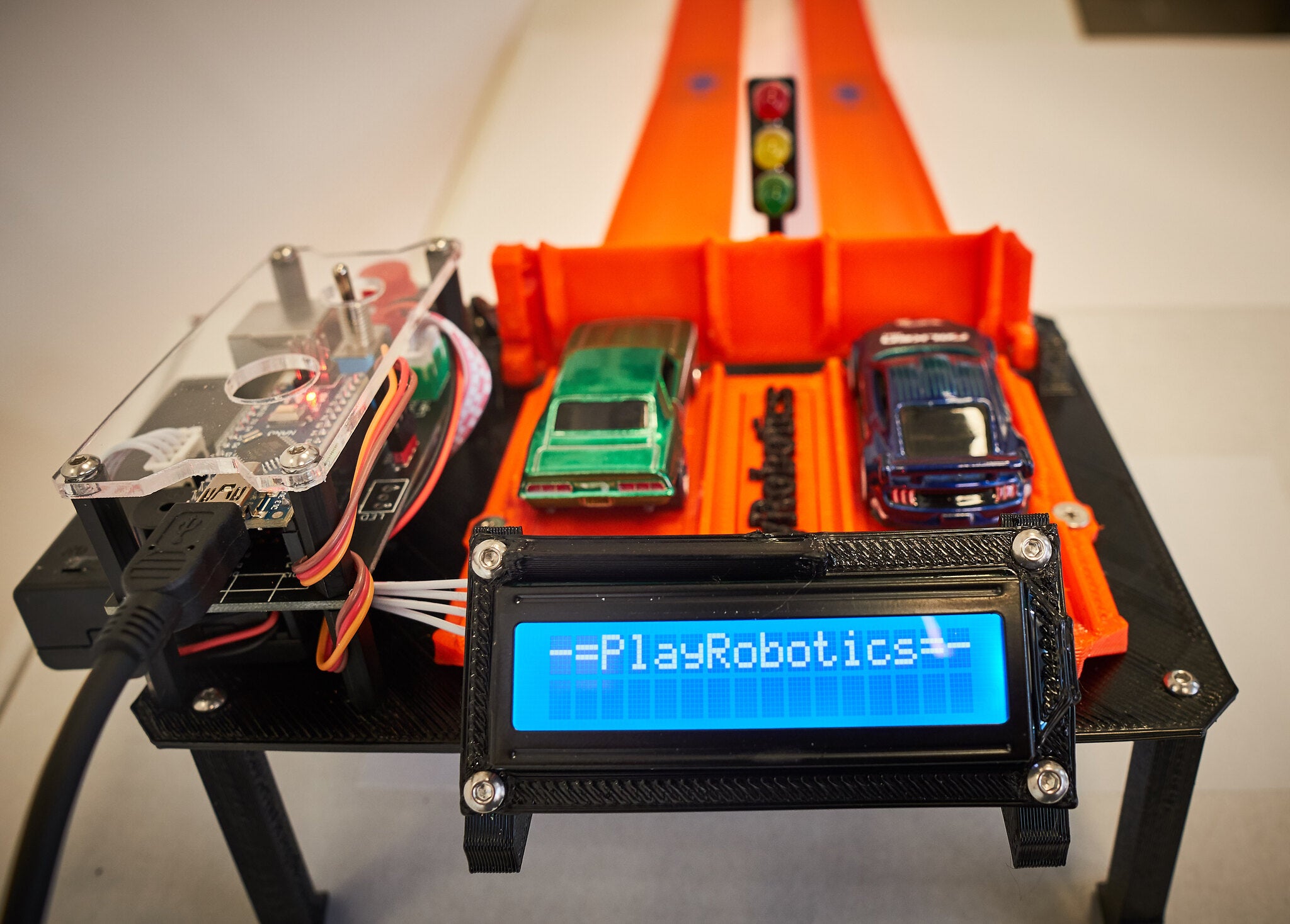 2 Lane Drag Racing Timing System – PlayRobotics
