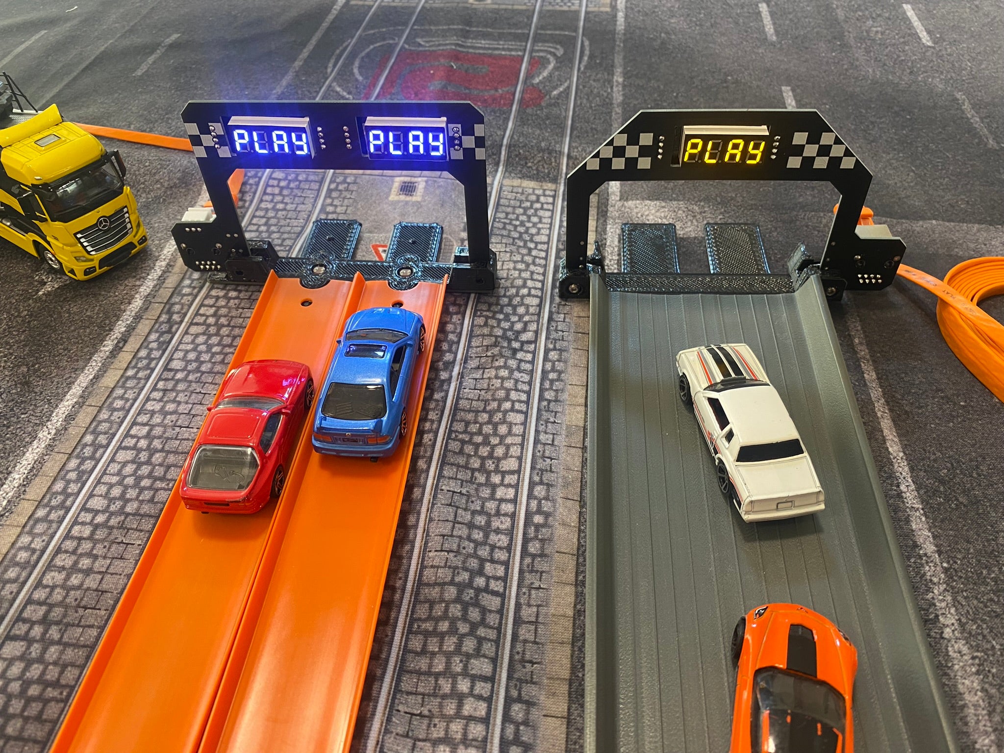 Timing System for Hot Wheels Diecast Racing Start Gate Finish