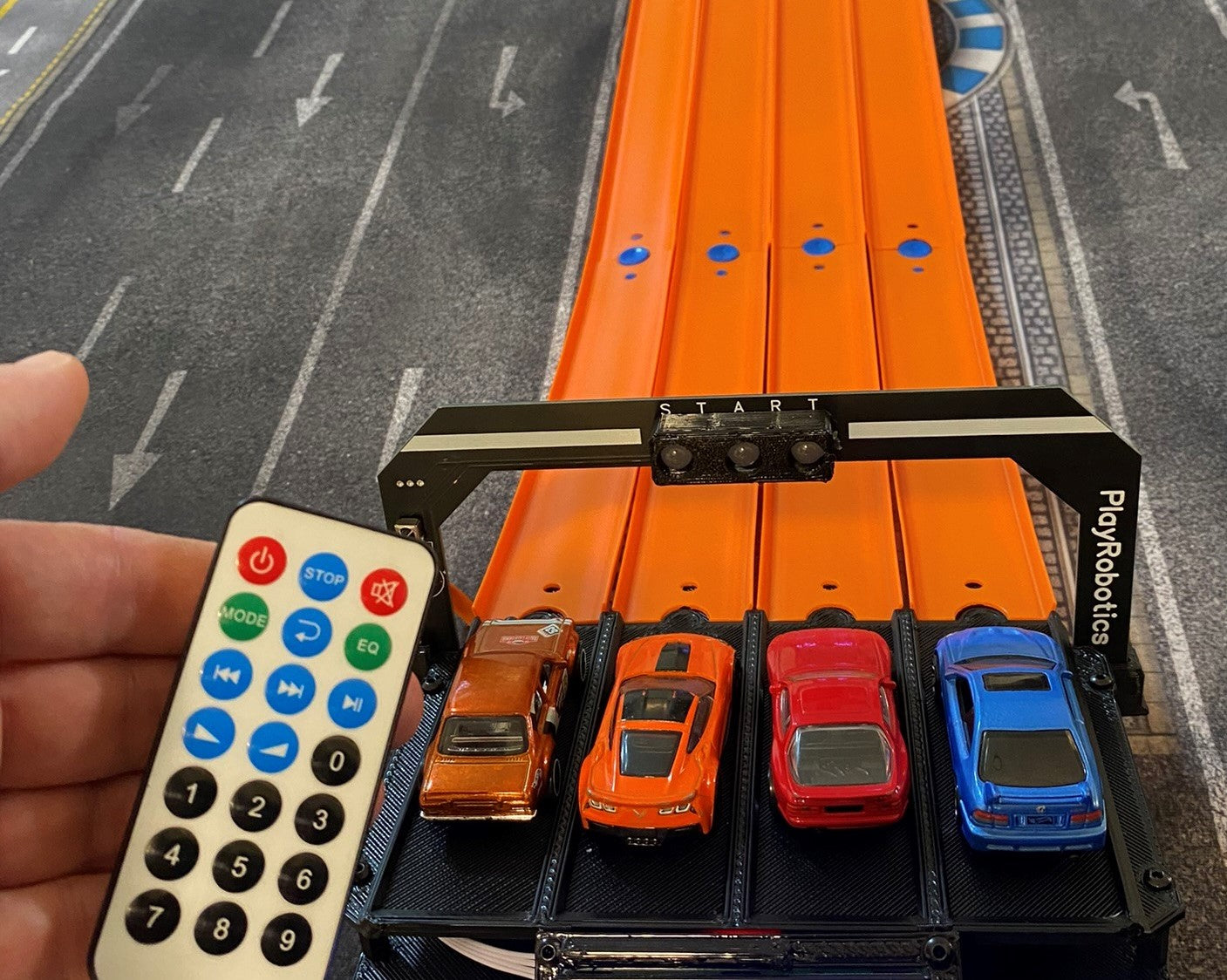 Slot car deals timing system