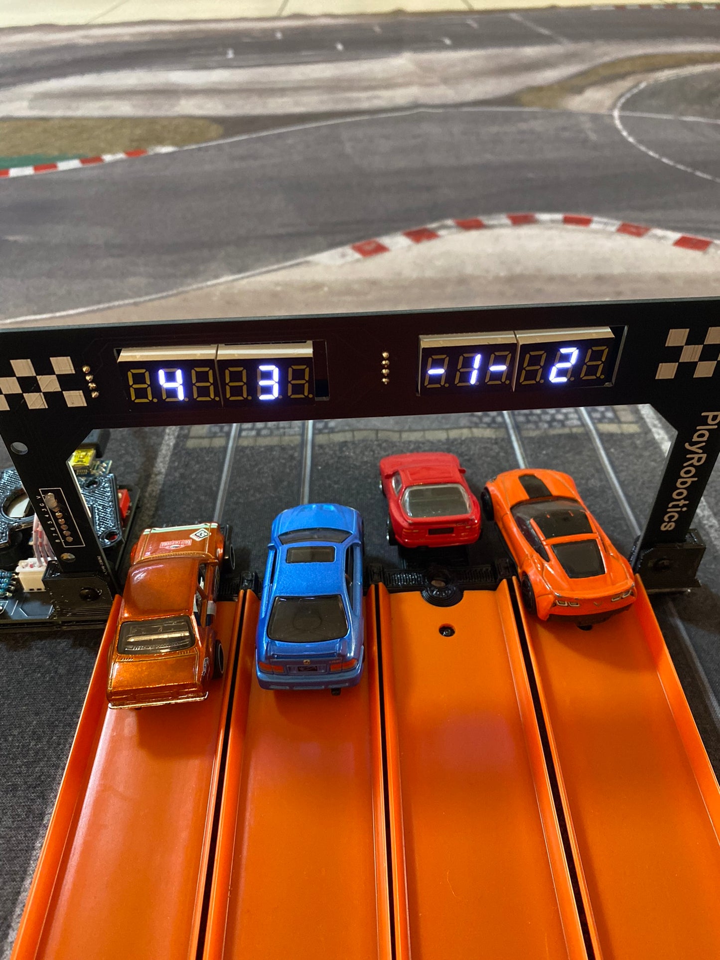 4 Lane Drag Racing Timing System